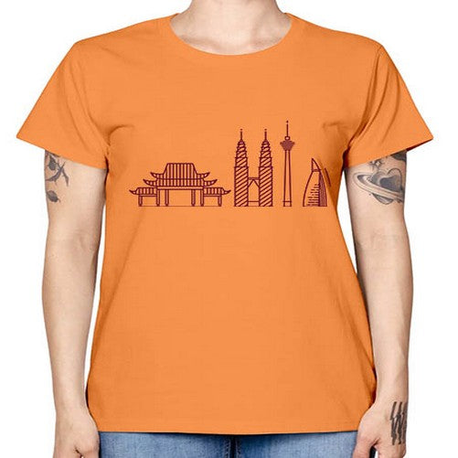 KualaLumpur 1091# - cities -  Missy T-Shirt