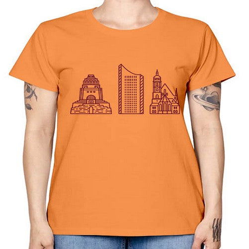 Leipzig 1127# - cities -  Missy T-Shirt
