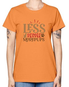Less People More Pups Style 18# - cats -  Missy T-Shirt