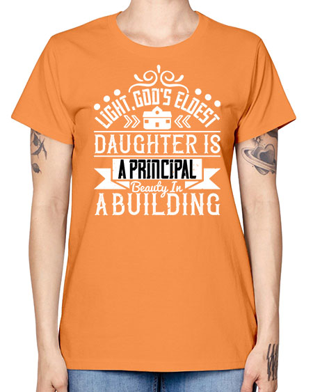 Light Gods eldest daughter is a principal beauty in a building Style 274# - architect -  Missy T-Shirt