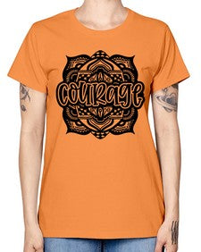 Mandala Courage 759# - mandala -  Missy T-Shirt