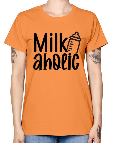 Milk Aholic 398# - kids -  Missy T-Shirt