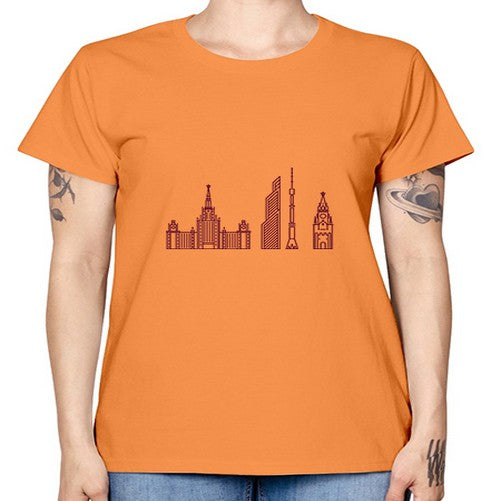 Moscow 1355# - cities -  Missy T-Shirt