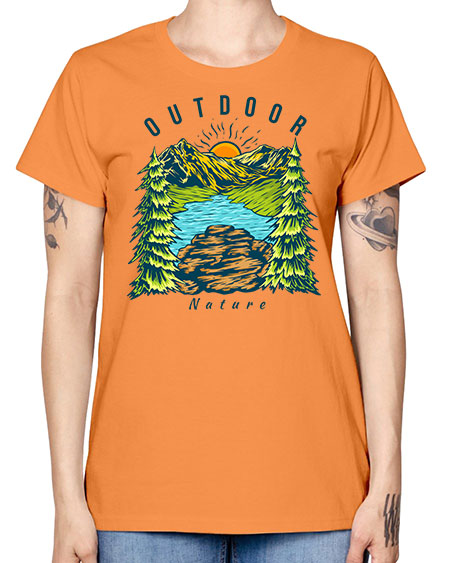 Outdoor Nature 17# - nature -  Missy T-Shirt