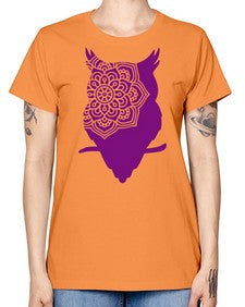 OwlMandalaUpdated 976# - mandala -  Missy T-Shirt