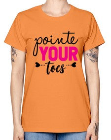 Pointe your toes 176# - ballet -  Missy T-Shirt