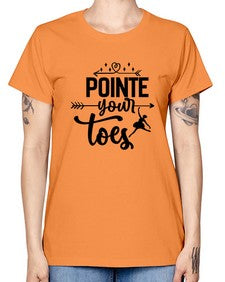 Pointe your toes 177# - ballet -  Missy T-Shirt
