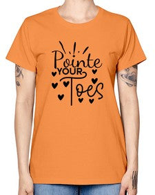 Pointe your toes 178# - ballet -  Missy T-Shirt