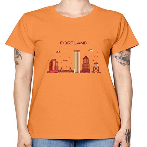 PortlandOregon 1682# - cities -  Missy T-Shirt