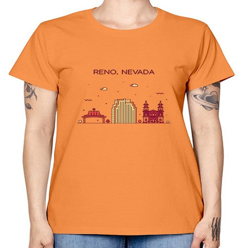 Reno 1714# - cities -  Missy T-Shirt