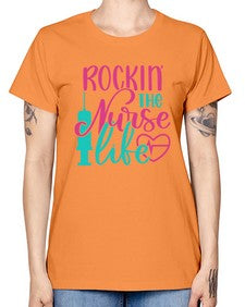 Rockin The Nurse Life Style Style 1358# - nurse -  Missy T-Shirt