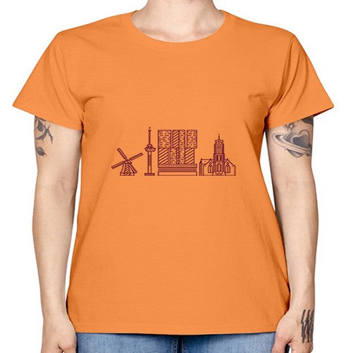 Rotterdam 1753# - cities -  Missy T-Shirt