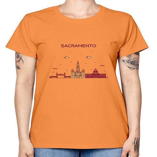 SacramentoCL 1763# - cities -  Missy T-Shirt