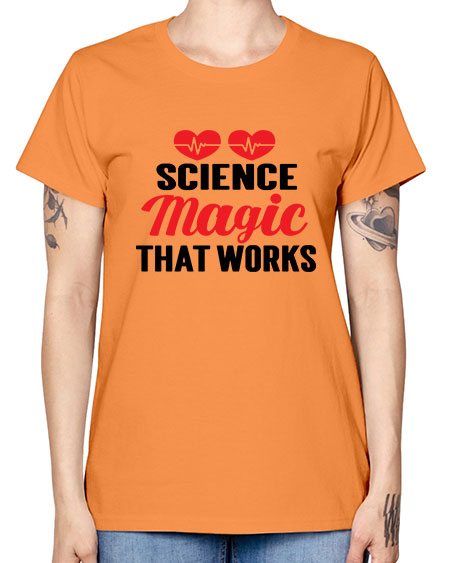 Science Magic that works 75# - general science -  Missy T-Shirt