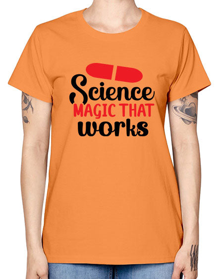Science Magic that works 76# - general science -  Missy T-Shirt