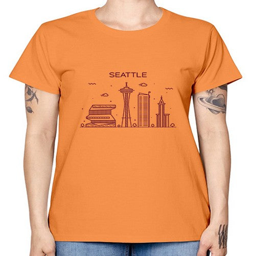 Seattle 1807# - cities -  Missy T-Shirt