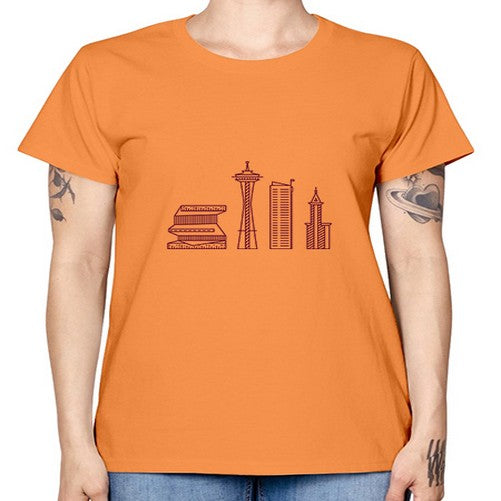 Seattle 1808# - cities -  Missy T-Shirt
