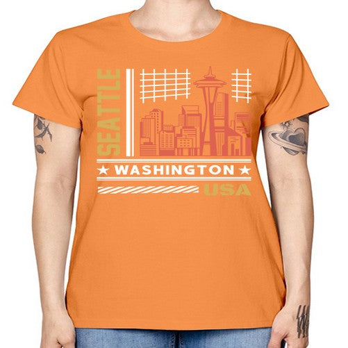 Seattle 1809# - cities -  Missy T-Shirt