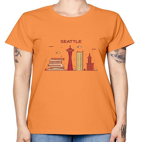 Seattle 1810# - cities -  Missy T-Shirt