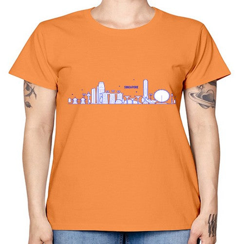 Singapore 1845# - cities -  Missy T-Shirt