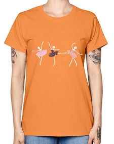 Skeleton ballerinas ballet halloween ballet 184# - ballet -  Missy T-Shirt