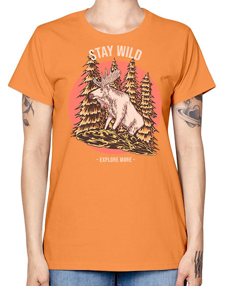 Stay Wild 16# - nature -  Missy T-Shirt