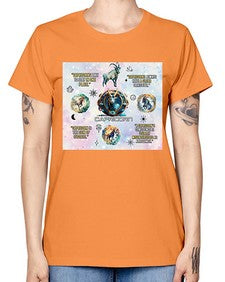 Straight Capricorn 471# - capricorn -  Missy T-Shirt