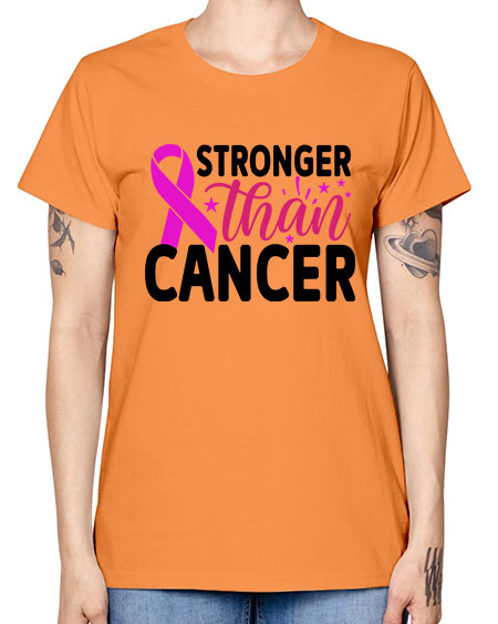 Stronger Than Cancer 6# - breast cancer -  Missy T-Shirt