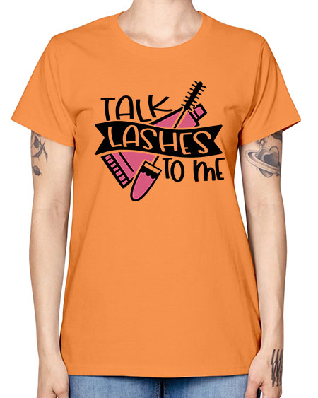 Talk Lashes To Me Style 17# - beauty - fashion -  Missy T-Shirt