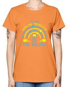 The best computer technician in the galaxy 13# - computer -  Missy T-Shirt