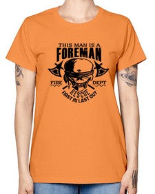 This man is 1166# - skull and bones -  Missy T-Shirt
