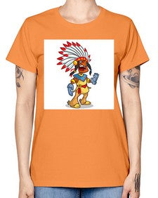 Thnksgvngindian 254# - cartoon general -  Missy T-Shirt
