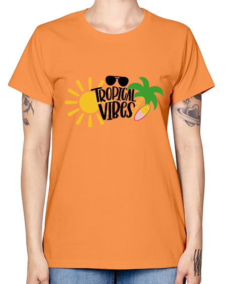 Tropical Vibes Style 9# - summer -  Missy T-Shirt