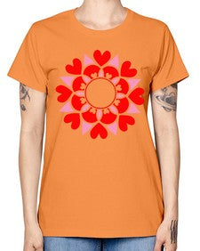 ValentineMandalaOPT 1194# - mandala -  Missy T-Shirt