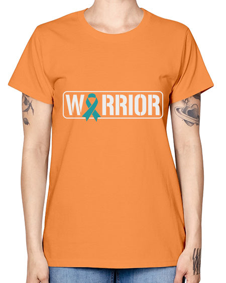Warrior PTSD Awareness Teal Military 2# - PTSD -  Missy T-Shirt