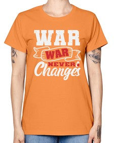 Warwar never changes 54# - video games -  Missy T-Shirt