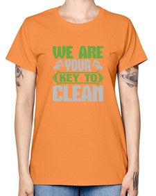 We are your key to clean Style 464# - cleaner -  Missy T-Shirt