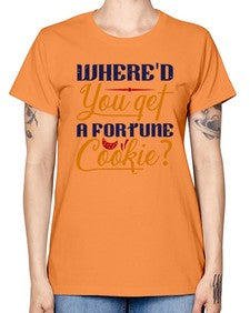 Whered you get that from a fortune cookie 165# - chess -  Missy T-Shirt