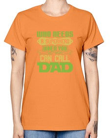 Who needs 266# - cartoon super hero -  Missy T-Shirt