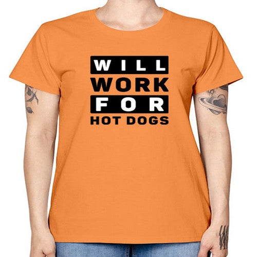 Will Work For Style 1# - dogs -  Missy T-Shirt