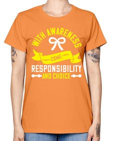 With awareness come responsibility and choice Style 5# - Self awareness -  Missy T-Shirt
