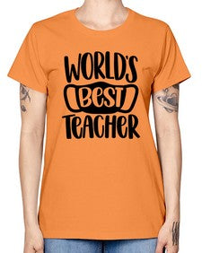 Worlds Best Teacher Style 1656# - teacher -  Missy T-Shirt