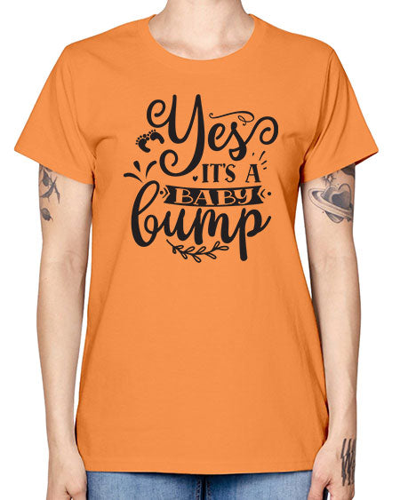 Yes it s a baby bump 476# - pregnancy -  Missy T-Shirt