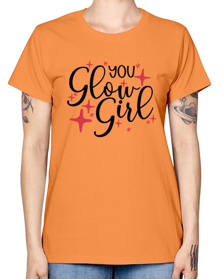 Yo Glow Girl Style 6# - beauty - fashion -  Missy T-Shirt