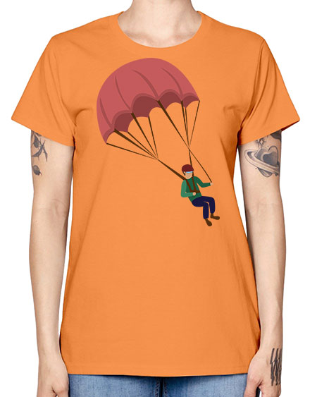 all in one 07# - parachute -  Missy T-Shirt