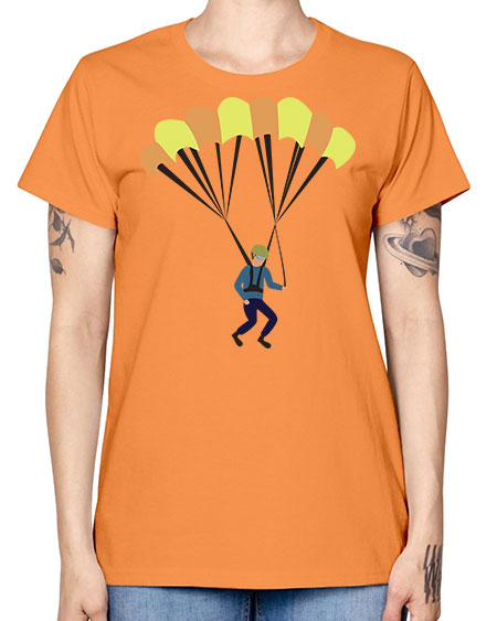 all in one 08# - parachute -  Missy T-Shirt