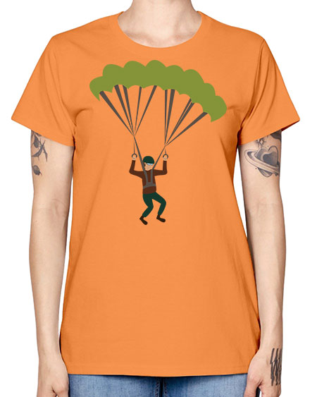 all in one 11# - parachute -  Missy T-Shirt