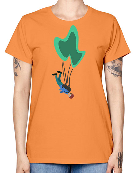 all in one 12# - parachute -  Missy T-Shirt