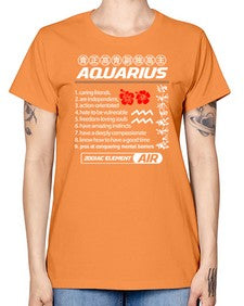 aquarius 85# - aquarius -  Missy T-Shirt