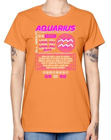 aquarius 86# - aquarius -  Missy T-Shirt